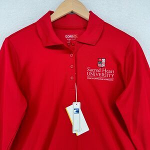 SACRED HEART Shirt Womens S SPEECH LANGUAGE PATHOLOGY University Polo SHU NEW